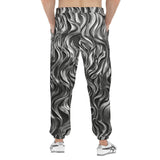 Men's Sweatpants Metal Waves Print