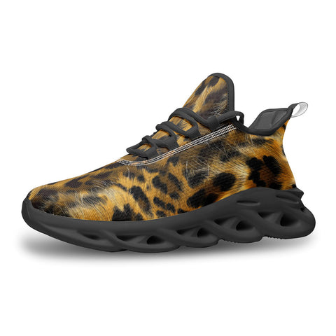 Sports Sneakers Leopard Fur Pattern
