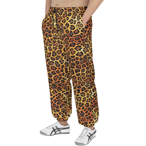 Men's Sweatpants Cheetah Texture