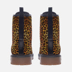 Leather Boots Cheetah Texture