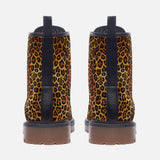Leather Boots Cheetah Texture