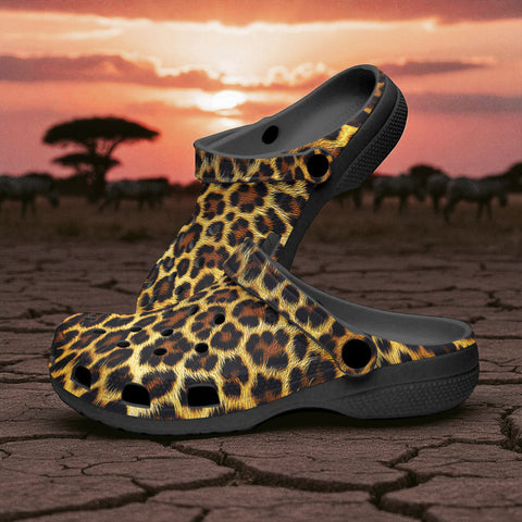 Classic Clogs Leopard Pattern