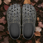 Classic Clogs Gray Alligator Pattern Print