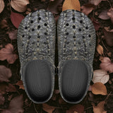 Classic Clogs Gray Alligator Pattern Print
