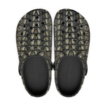 Classic Clogs Gray Alligator Texture Print