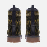 Leather Boots Golden Snake Skales
