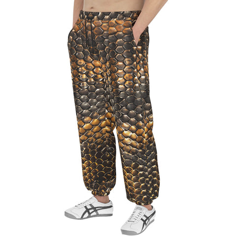 Men's Sweatpants Golden Reptile Skales