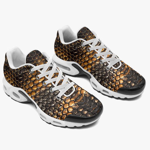 Air Cushion Sneakers Golden Reptile Skales