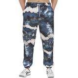 Men's Sweatpants Blue Snake Skales Print