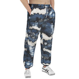 Men's Sweatpants Blue Snake Skales Print