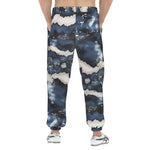 Men's Sweatpants Blue Snake Skales Print