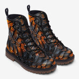 Leather Boots Dragon Skales Texture Print
