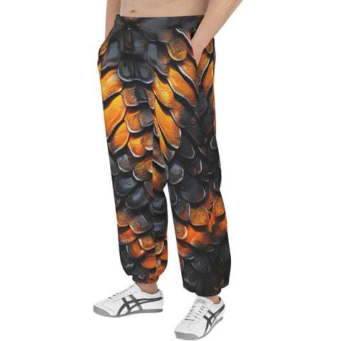 Men's Sweatpants Dragon Skales Texture Print