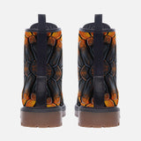 Leather Boots Dragon Skales Texture Print