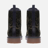 Leather Boots Aztec Skull Carved Stone Wall Art