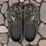 Classic Clogs Aztec Skull Carved Stone Wall Art