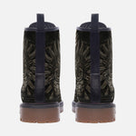 Leather Boots Aztec Skull Carved Stone Wall Art