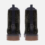 Leather Boots Aztec Skull Carved Stone Wall Art