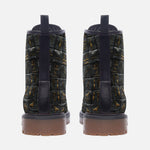 Leather Boots Egypt Gold Symbols Stone Engraved Art