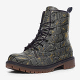 Leather Boots Egypt Gold Symbols Stone Engraved Art