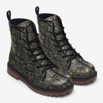 Leather Boots Egypt Gold Symbols Stone Engraved Art
