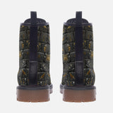 Leather Boots Egypt Gold Symbols Stone Engraved Art