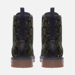 Leather Boots Egypt Gold Symbols Stone Engraved Art
