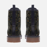 Leather Boots Egypt Gold Symbols Stone Engraved Art
