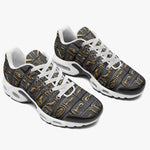 Air Cushion Sneakers Egypt Gold Symbols Stone Engraved Art