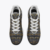 Air Cushion Sneakers Egypt Gold Symbols Stone Engraved Art