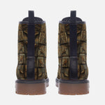 Leather Boots Golden Egyptian Symbols Wall Art
