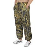 Men's Sweatpants Egyptian Characters Covered in Gold