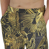 Men's Sweatpants Egyptian Characters Covered in Gold