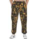 Men's Sweatpants Mysterious Golden Egyptian Symbols