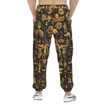 Men's Sweatpants Mysterious Golden Egyptian Symbols