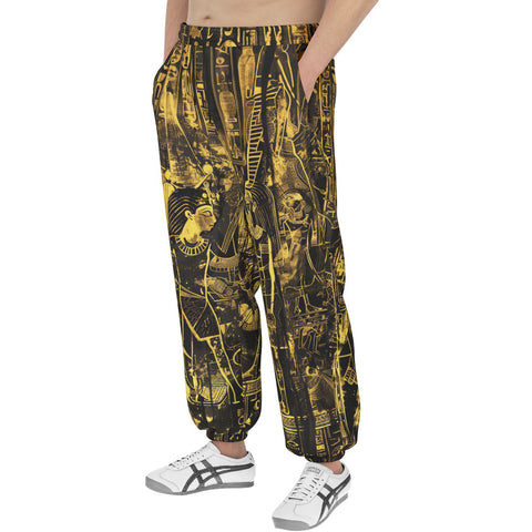 Men's Sweatpants Egyptian Characters Collage