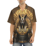 Hawaiian Shirt Egyptian Anubis Cat