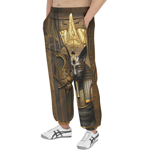 Men's Sweatpants Egyptian Anubis Cat