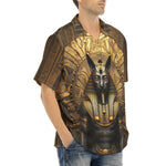 Hawaiian Shirt Egyptian Anubis Cat