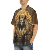 Hawaiian Shirt Egyptian Anubis Cat