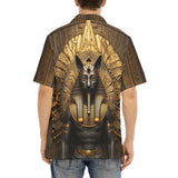 Hawaiian Shirt Egyptian Anubis Cat