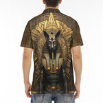 Men's Polo Shirt Egyptian Anubis Cat