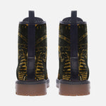 Leather Boots Egypt Pharaoh Gold and Black