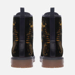 Leather Boots Ancient Pharaoh Skull Art