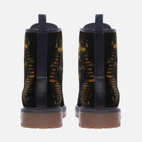 Leather Boots Ancient Pharaoh Skull Art