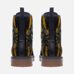 Leather Boots Pharaohs Skulls Art