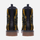 Leather Boots Pharaohs Skulls Art
