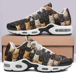 Air Cushion Sneakers Funny Cats Collage
