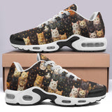 Air Cushion Sneakers Funny Cats Collage