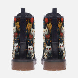 Leather Boots Cute Cats Collage